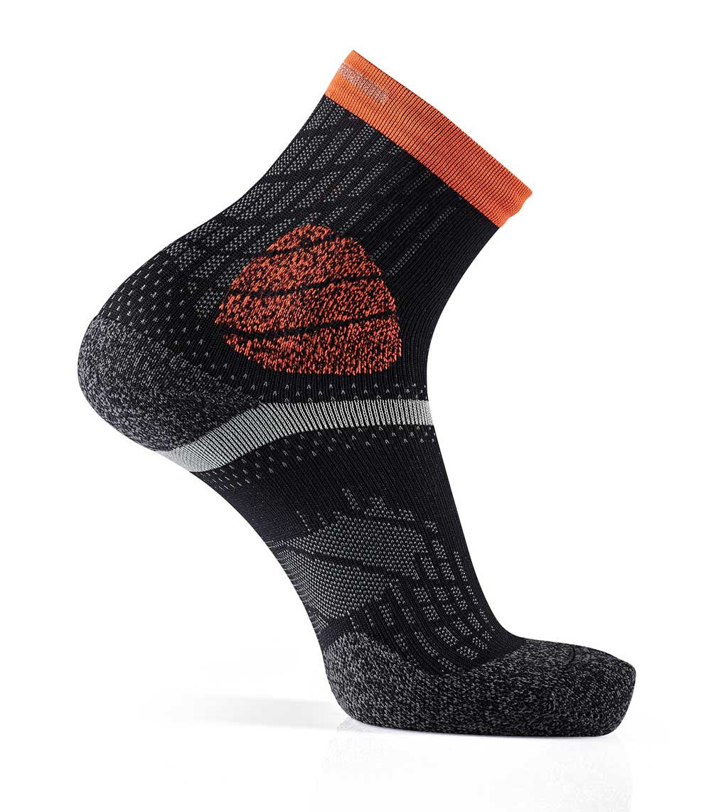 Trail running socks - Trail Protect black/orange - Image 5