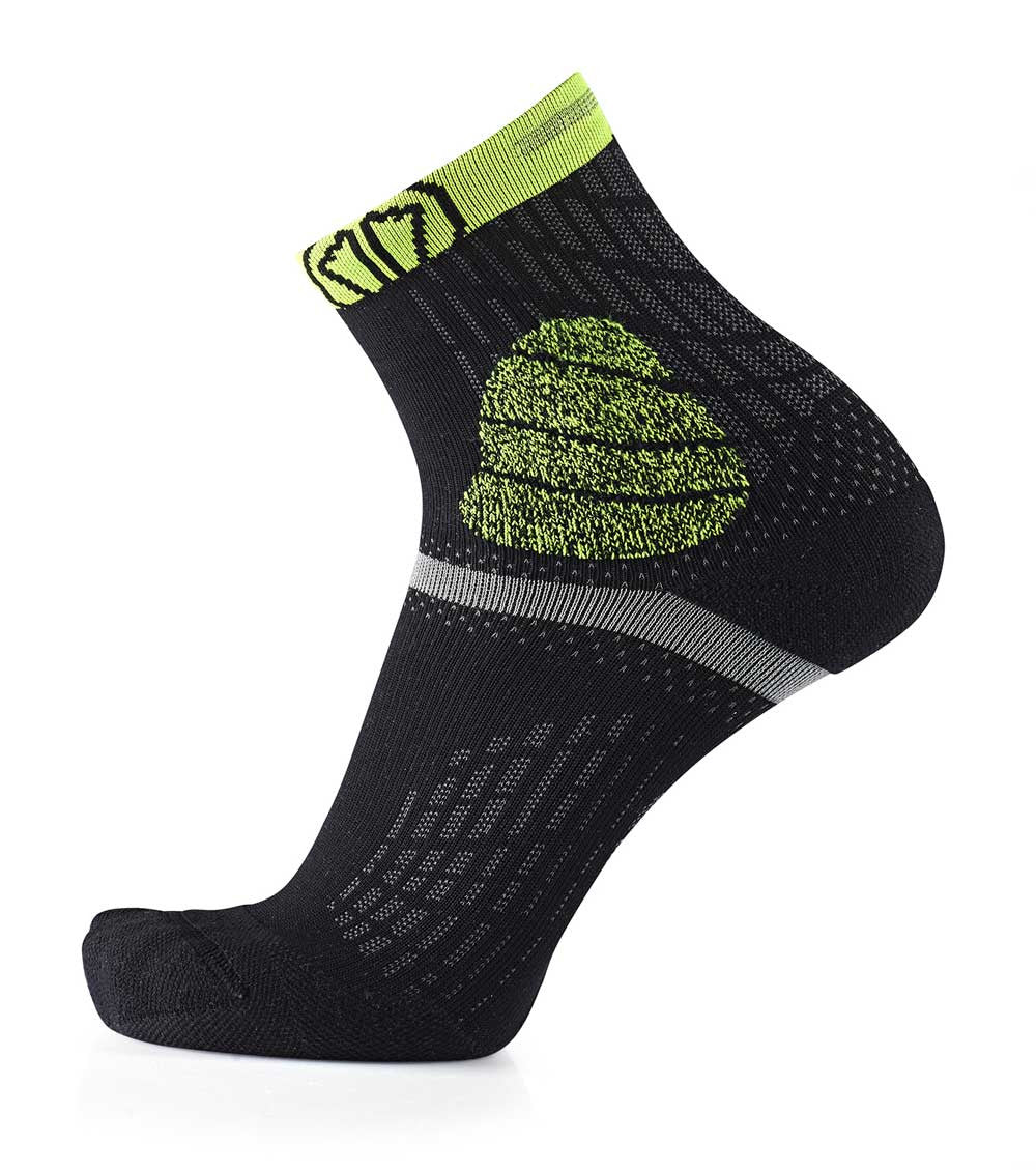 Trail running socks - Trail Protect black/yellow - Image 7