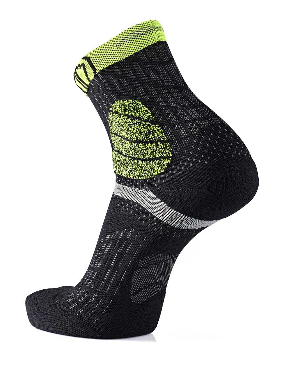 Trail running socks - Trail Protect black/yellow - Image 4