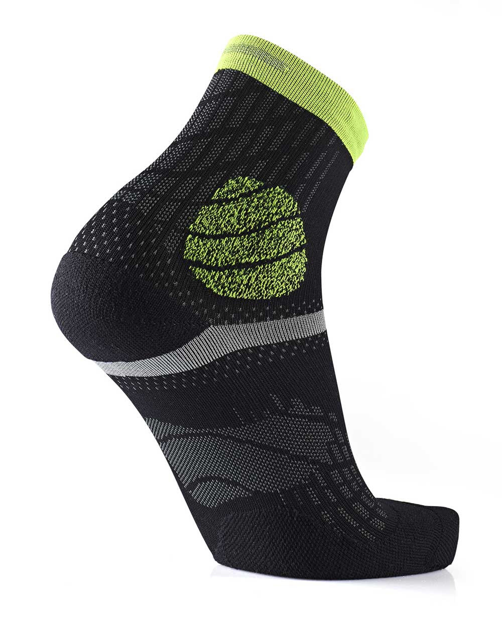 Trail running socks - Trail Protect black/yellow - Image 5