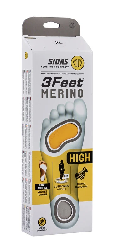 Ski insoles - 3Feet® Merino High - Image 9