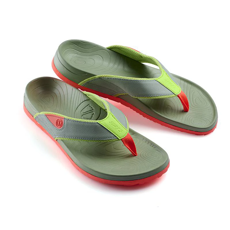 Anatomical flip flops - 3D Lounge Orange