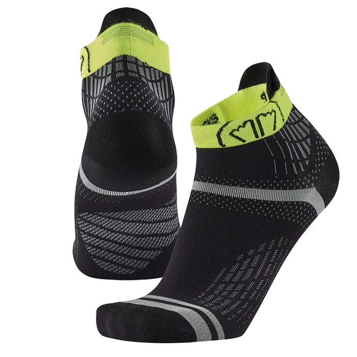 Running socks - Run Feel black/yellow - Image 7