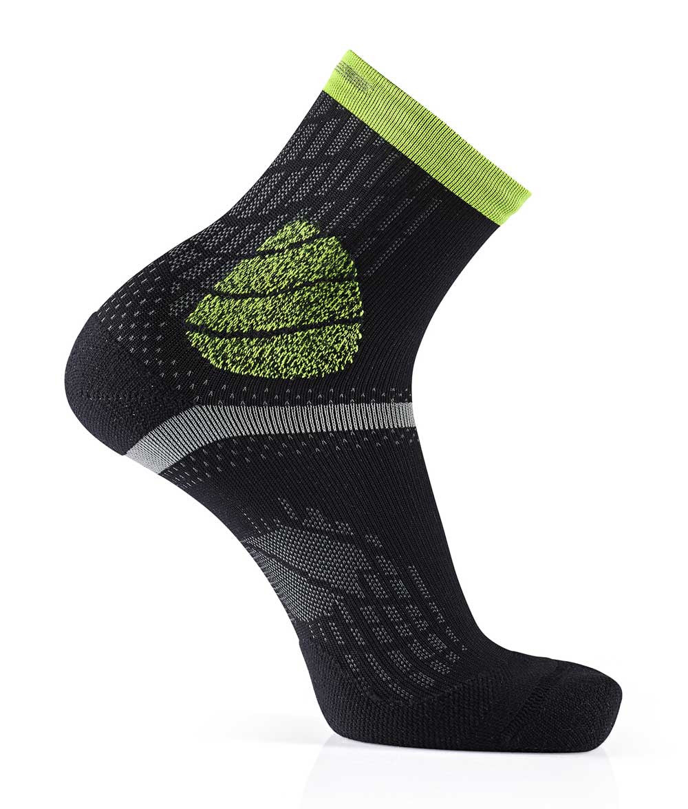 Trail running socks - Trail Protect black/yellow - Image 6