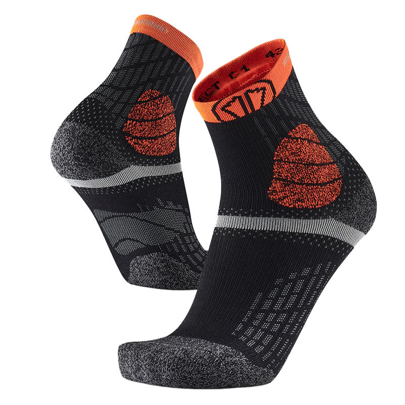 Trail running socks - Trail Protect black/orange - Image 8