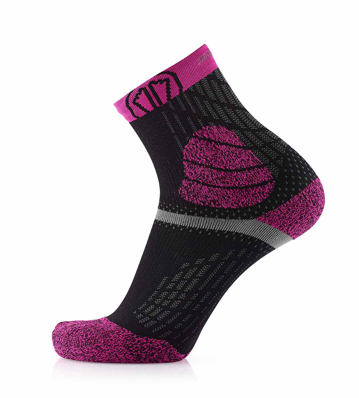 Trail running socks - Trail Protect pink/black - Image 3