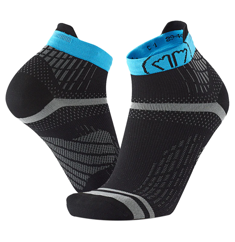 Running socks - Run Feel black/turquoise - Image 3