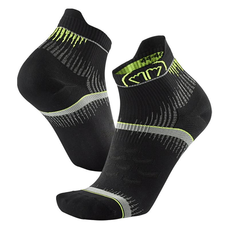 Running socks - Run Ultra black/yellow - Image 3