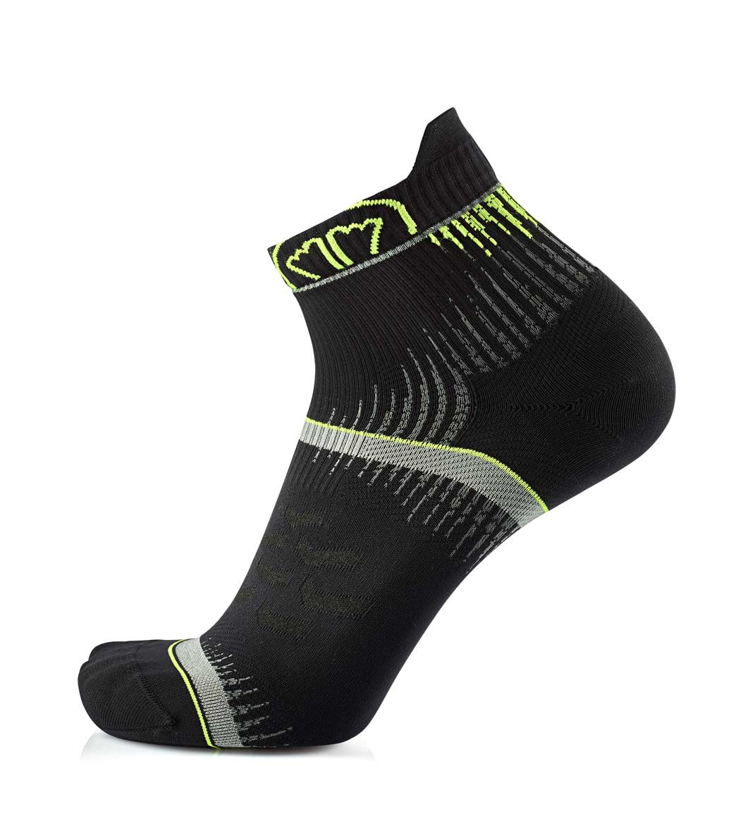 Running socks - Run Ultra black/yellow - Image 6