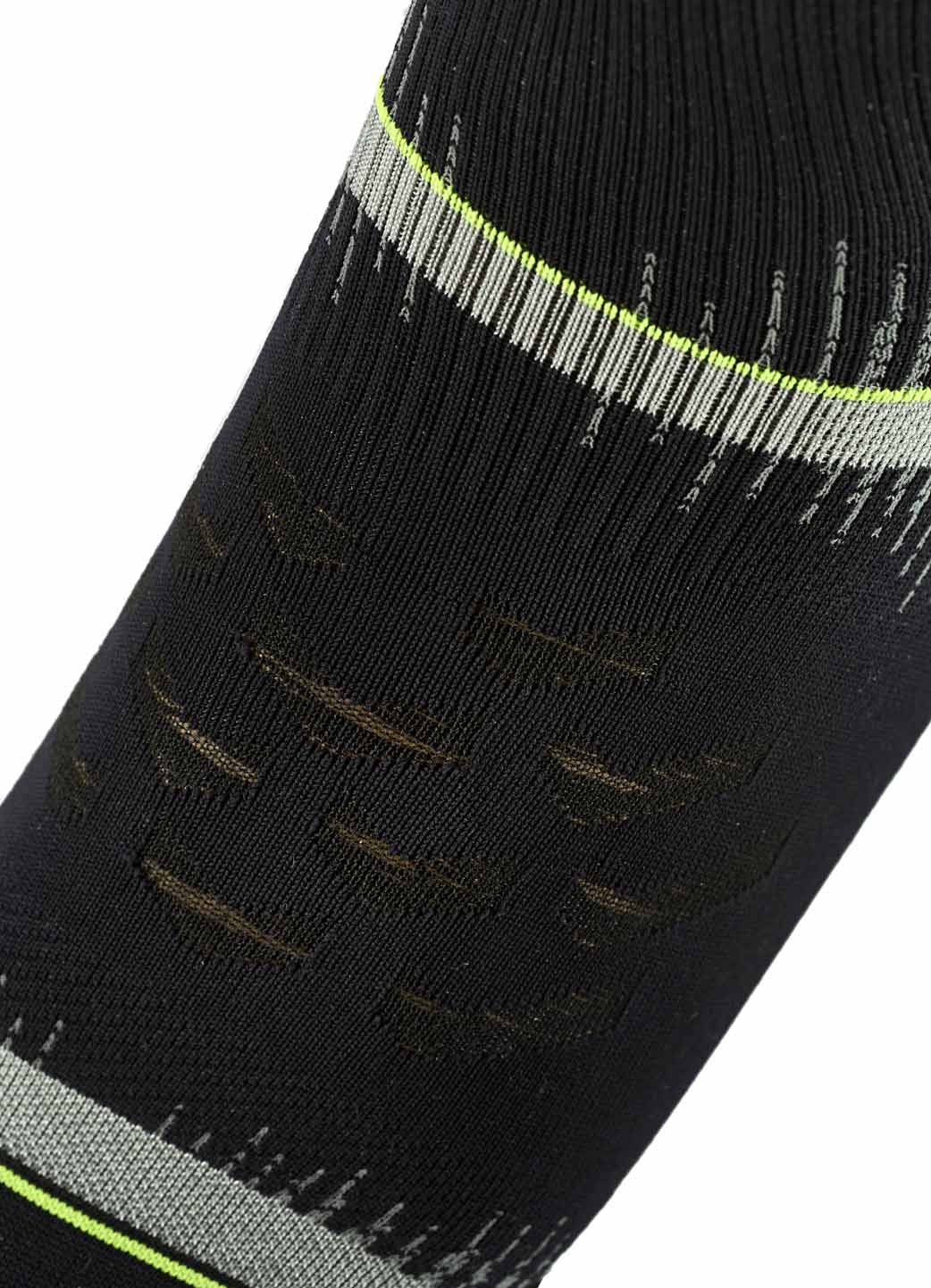 Running socks - Run Ultra black/yellow - Image 7
