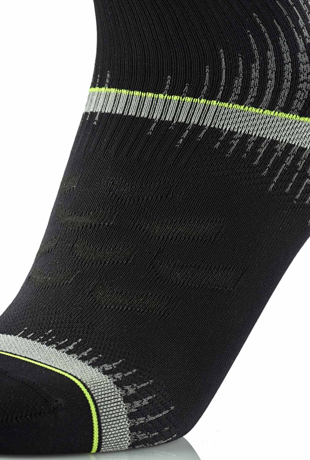 Running socks - Run Ultra black/yellow - Image 8