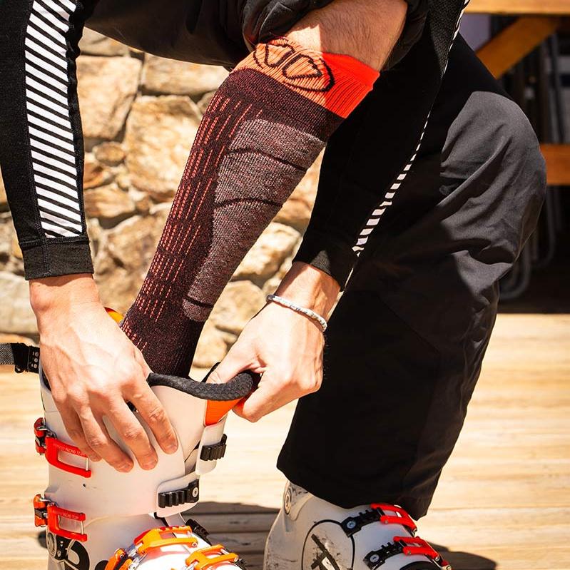 Ski socks - Ski Comfort black/orange - Image 6