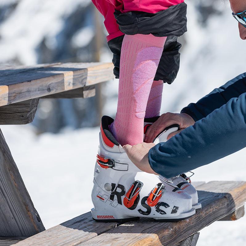 Ski socks - Ski Merino Junior pink/purple - Image 6