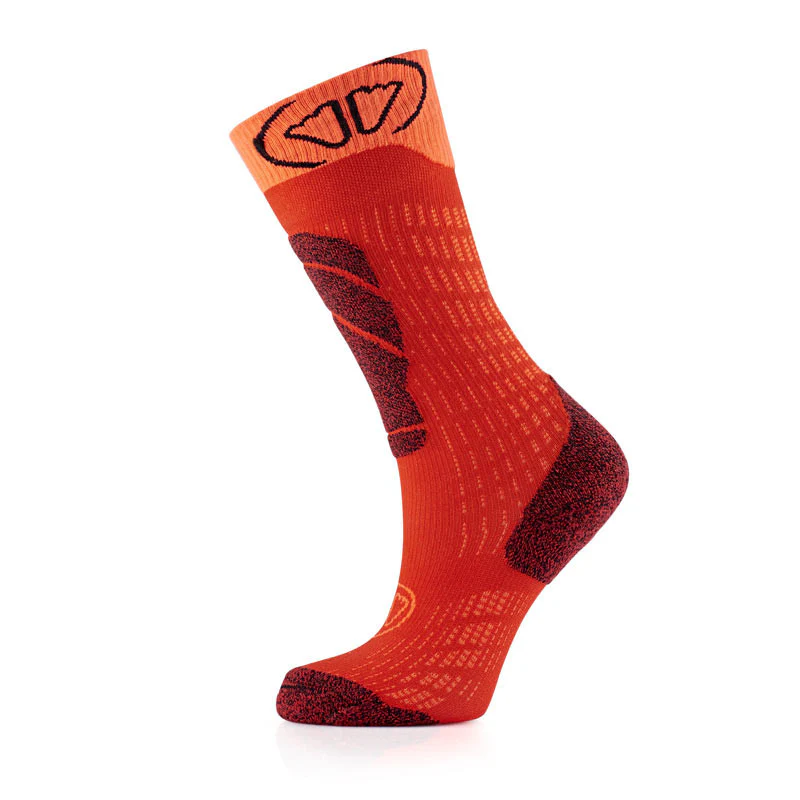 Ski socks - Ski Merino Junior red/gold - Image 3