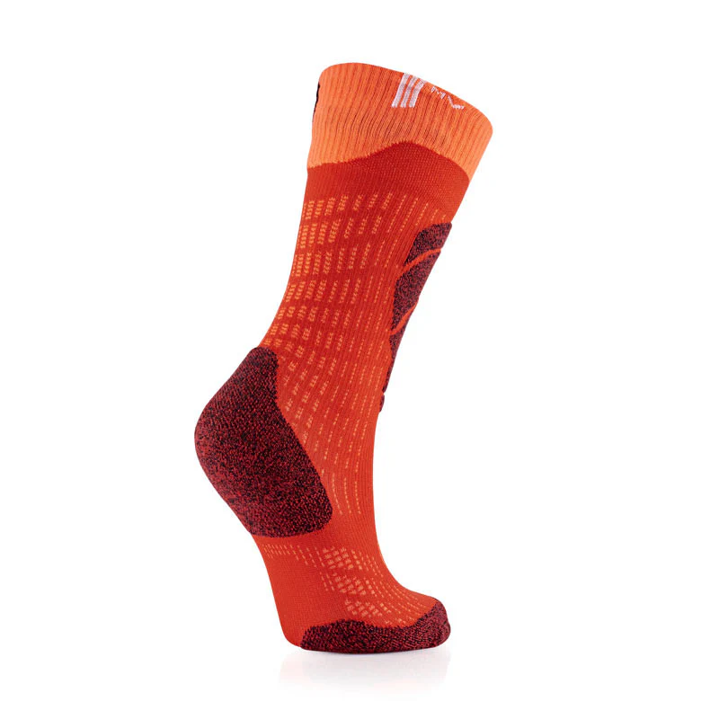 Ski socks - Ski Merino Junior red/gold - Image 5