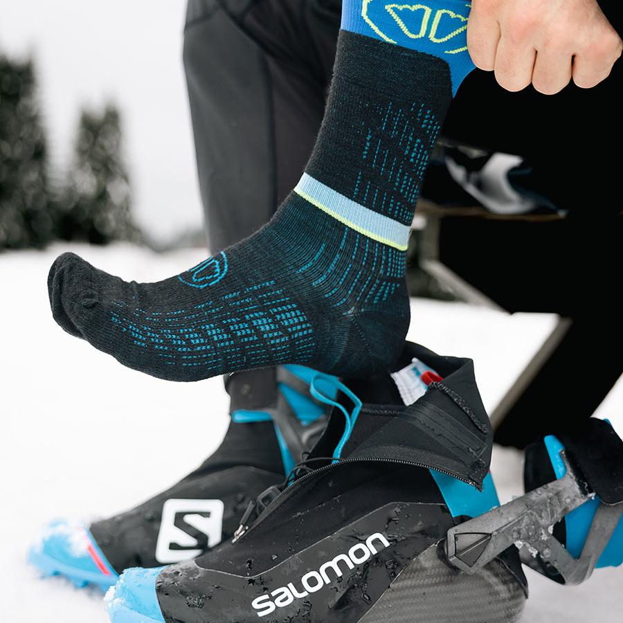 Ski socks - Ski Nordic Performance black/blue - Image 2
