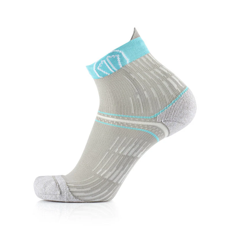 Running socks - Run Anatomic Comfort women grey/turquoise - Image 3
