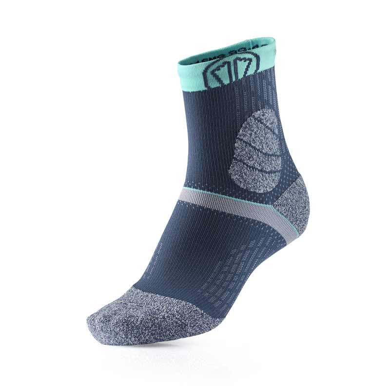 Trail running socks - Trail Protect grey/turquoise