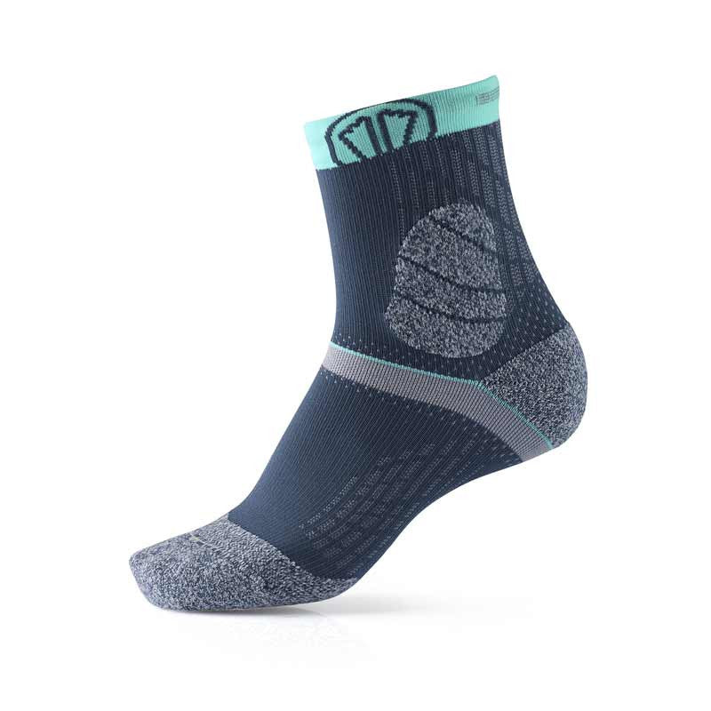 Trail running socks - Trail Protect grey/turquoise - Image 2