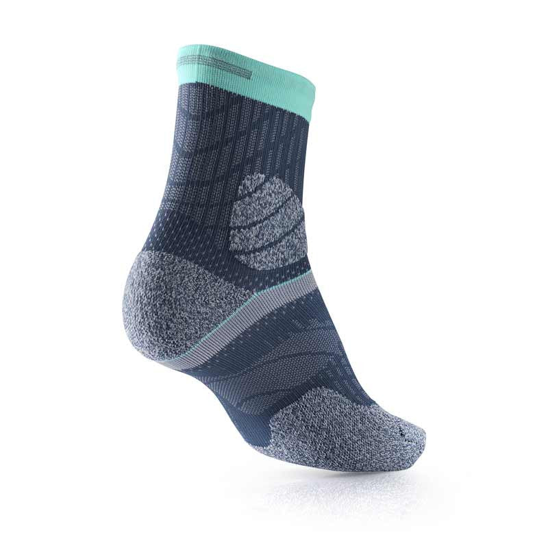 Trail running socks - Trail Protect grey/turquoise - Image 4