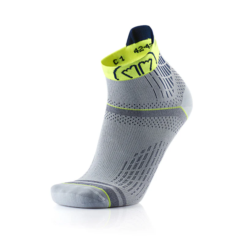 Running socks - Run Feel grey/yellow