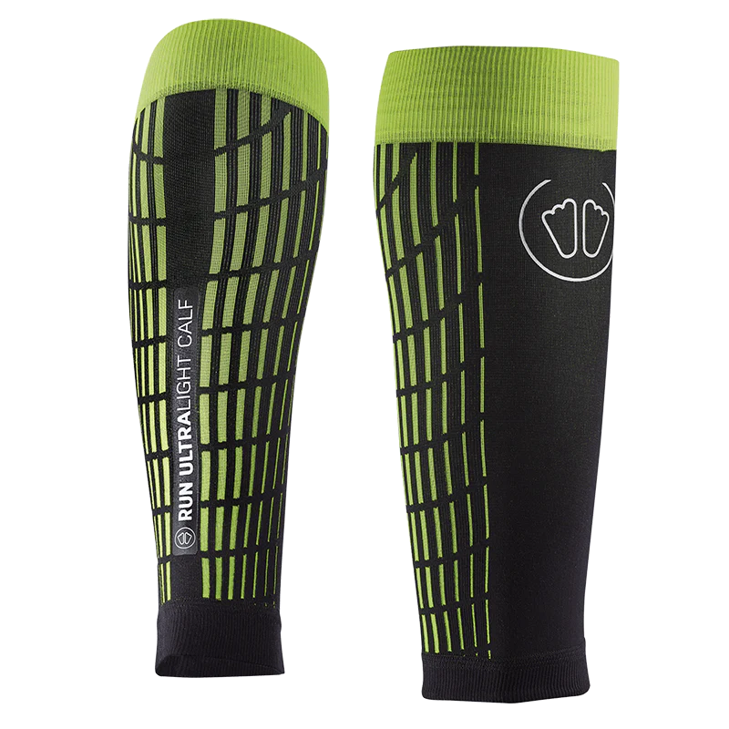 Trail Protect socks + Ultralight Run Calf sleeves black/yellow - Image 6