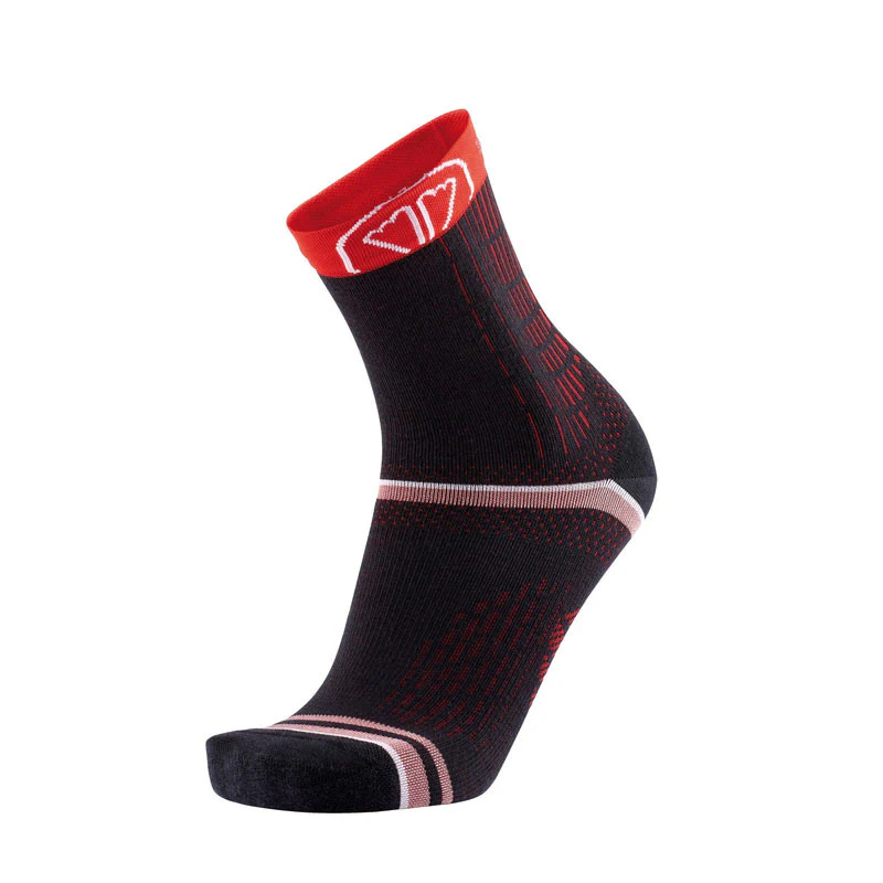 Running socks - Winter Run black/red