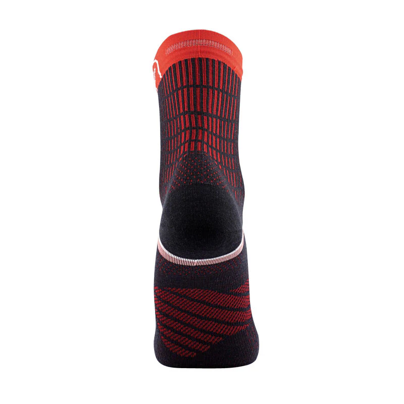 Running socks - Winter Run black/red - Image 4
