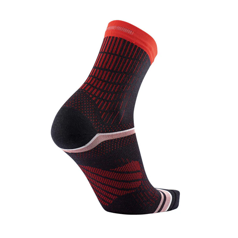 Running socks - Winter Run black/red - Image 5