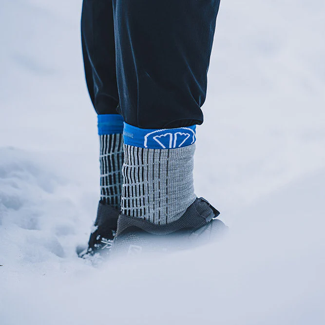 Running socks - Winter Run grey/blue - Image 2