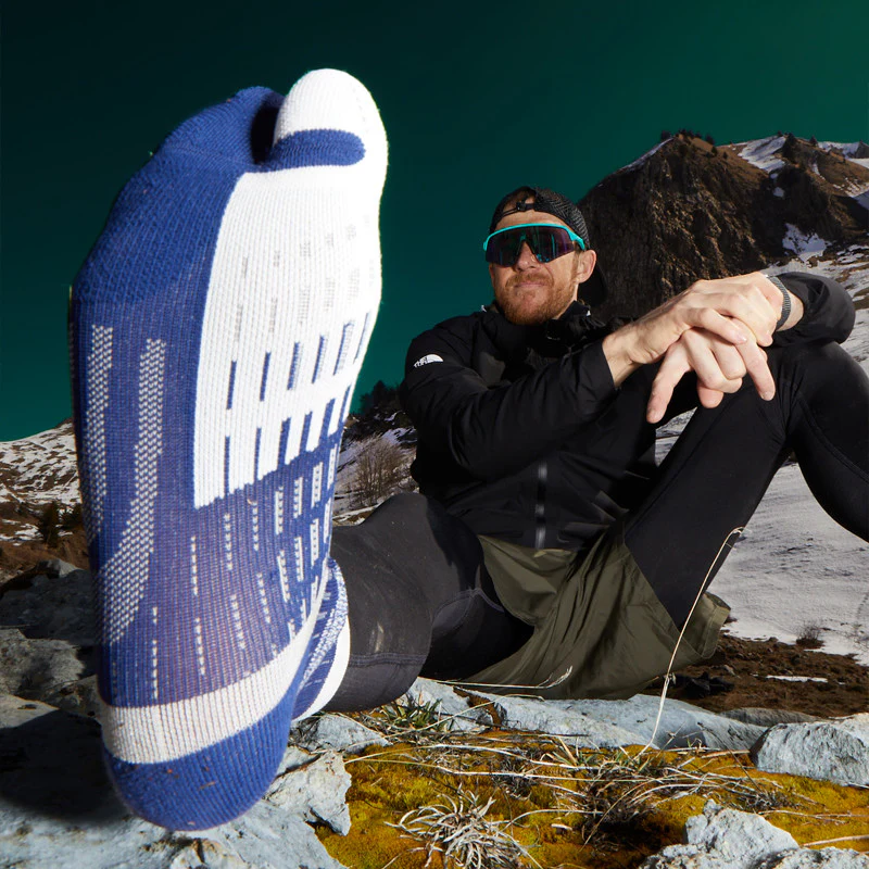 Trail running socks - T-FreeĀ® Trail blue/grey - Image 6