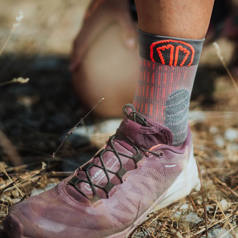 Trail running socks - T-FreeĀ® Trail orange/grey - Image 4