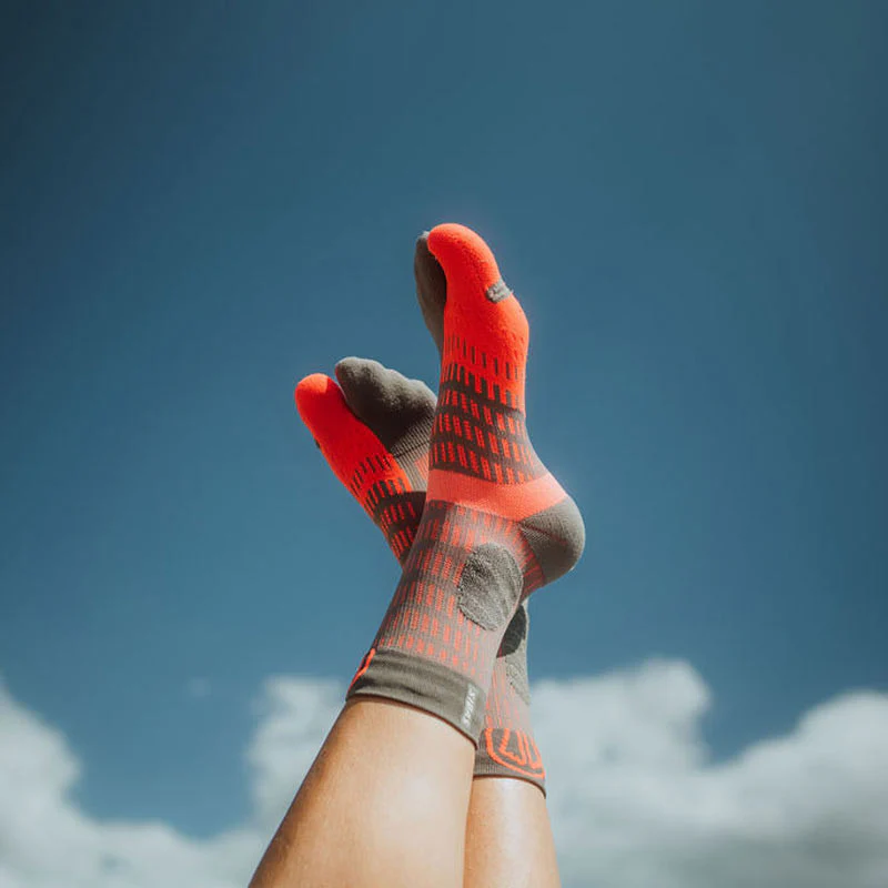 Trail running socks - T-FreeĀ® Trail orange/grey - Image 6