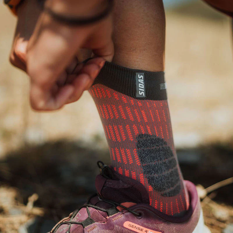 Trail running socks - T-FreeĀ® Trail orange/grey - Image 8