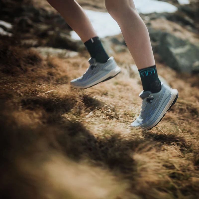 Trail running socks - Trail Double black/turquoise - Image 6