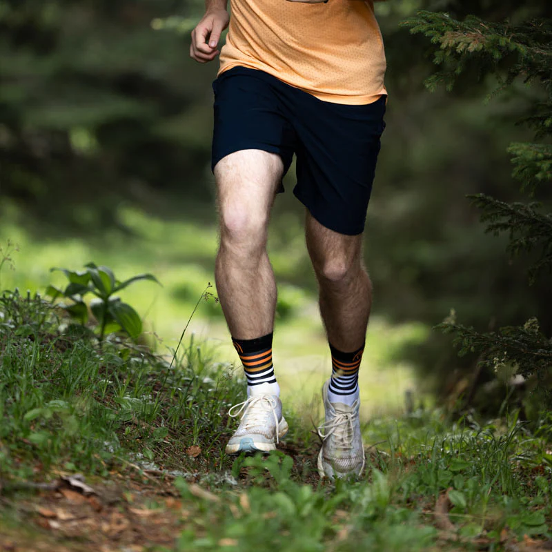 Running socks - Run Anatomic Light Crew white/black - Image 8