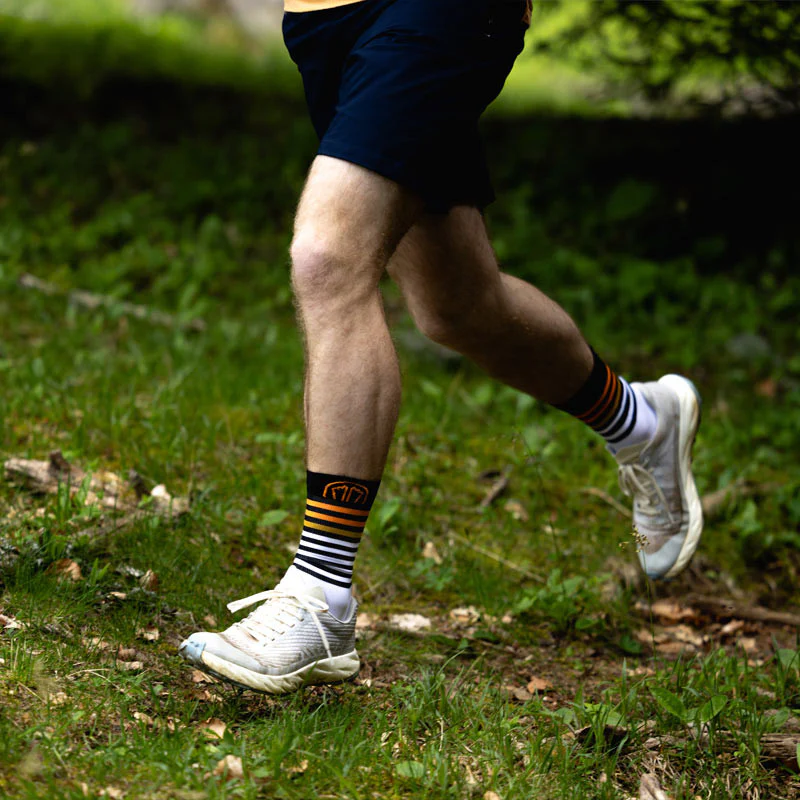 Running socks - Run Anatomic Light Crew white/black - Image 9