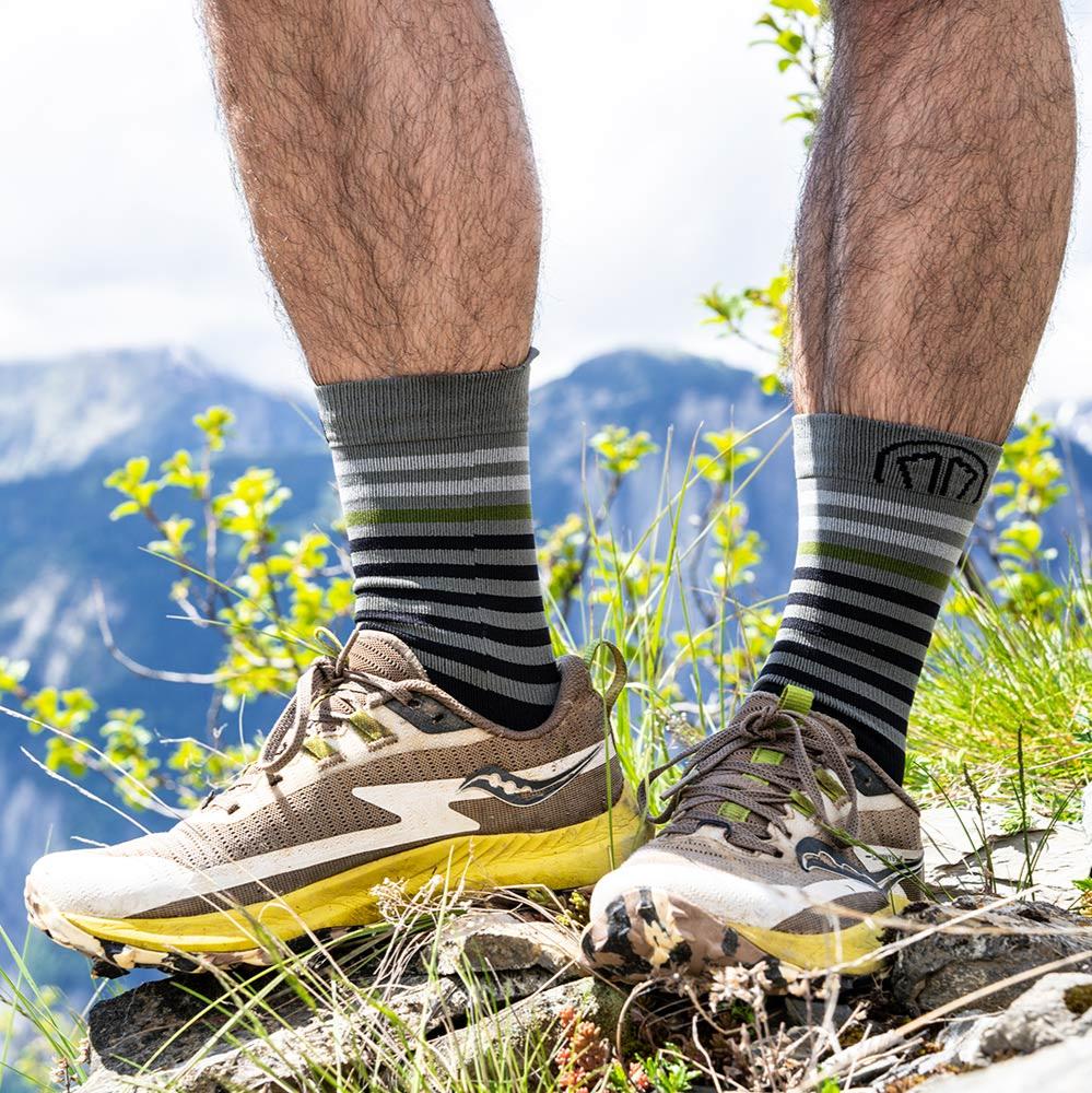 Running socks - Run Anatomic Light Crew black/dark grey - Image 6
