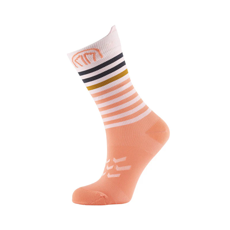 Running socks - Run Anatomic Light Crew pink/white - Image 3