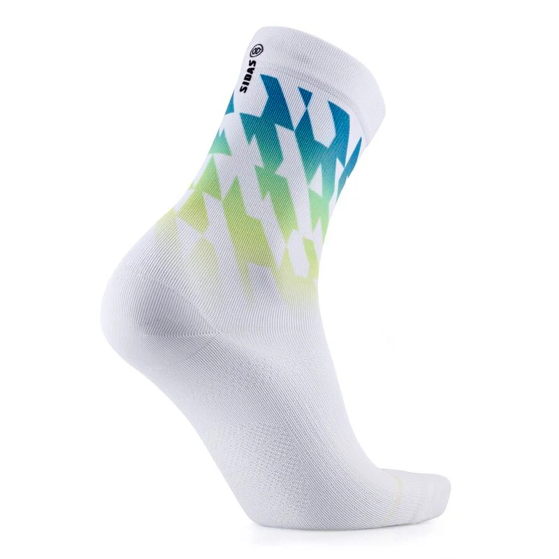 Running socks - Run Colors Geo Green/Blue - Image 3