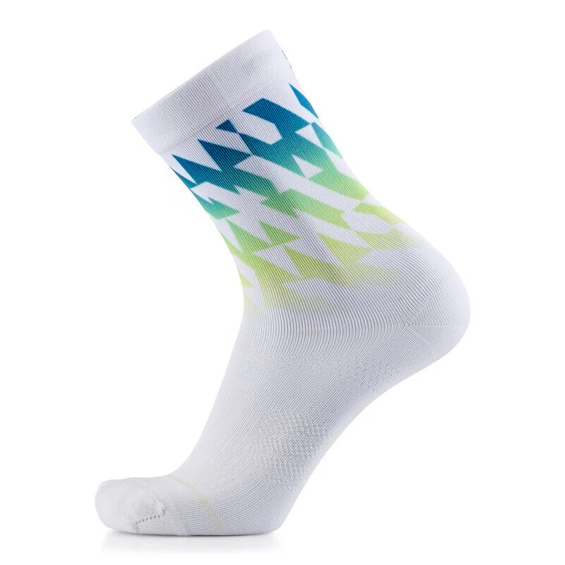 Running socks - Run Colors Geo Green/Blue - Image 4