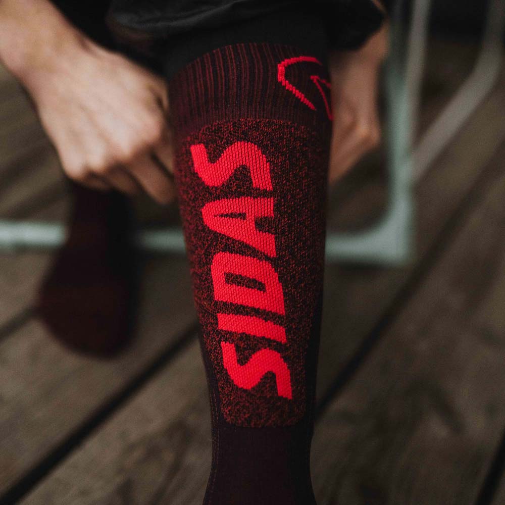 Ski socks - Ski Expert Women burgundy - Image 2